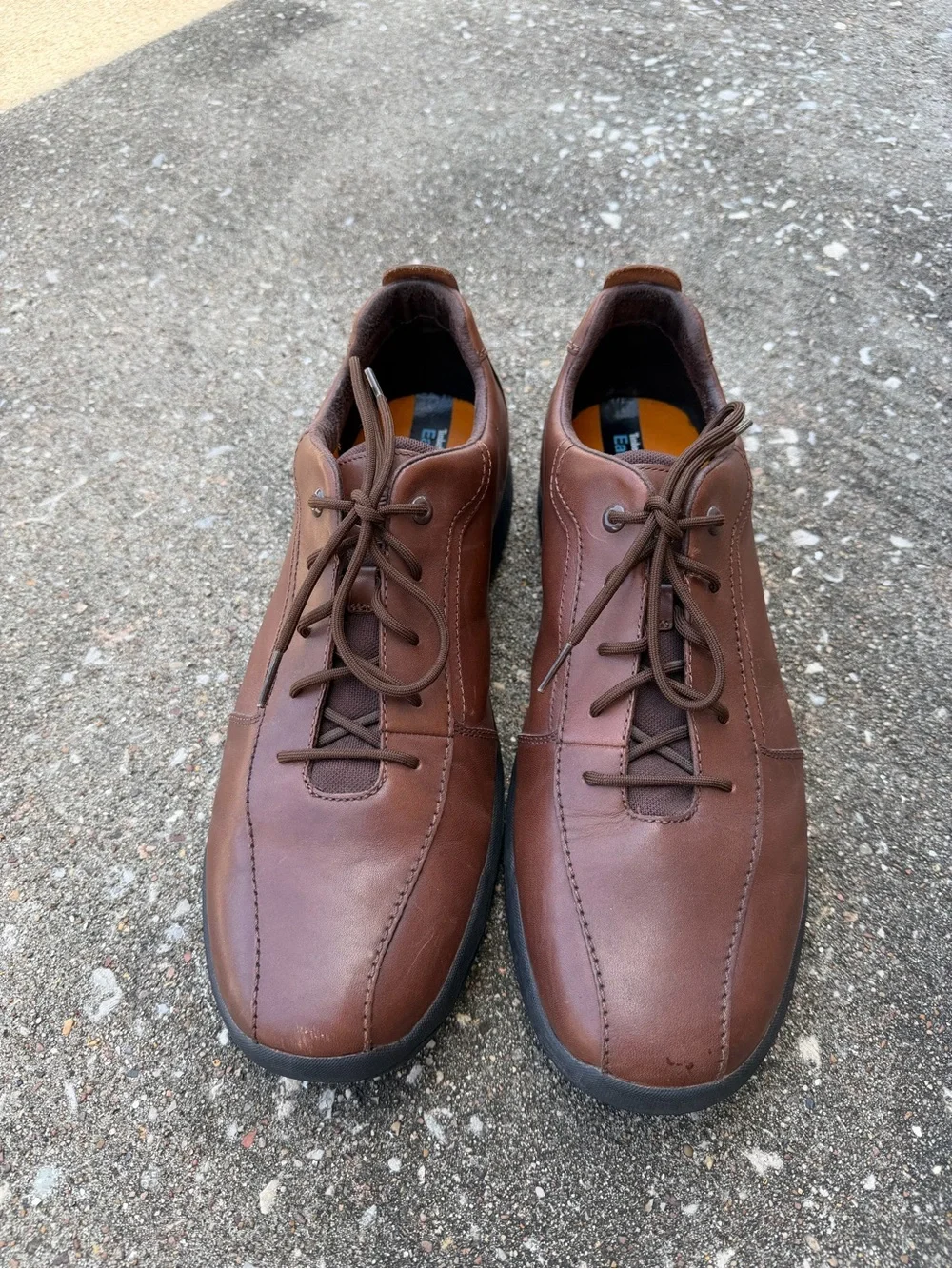 Timberland Brown Leather Lace Casual Slip-On Loafers